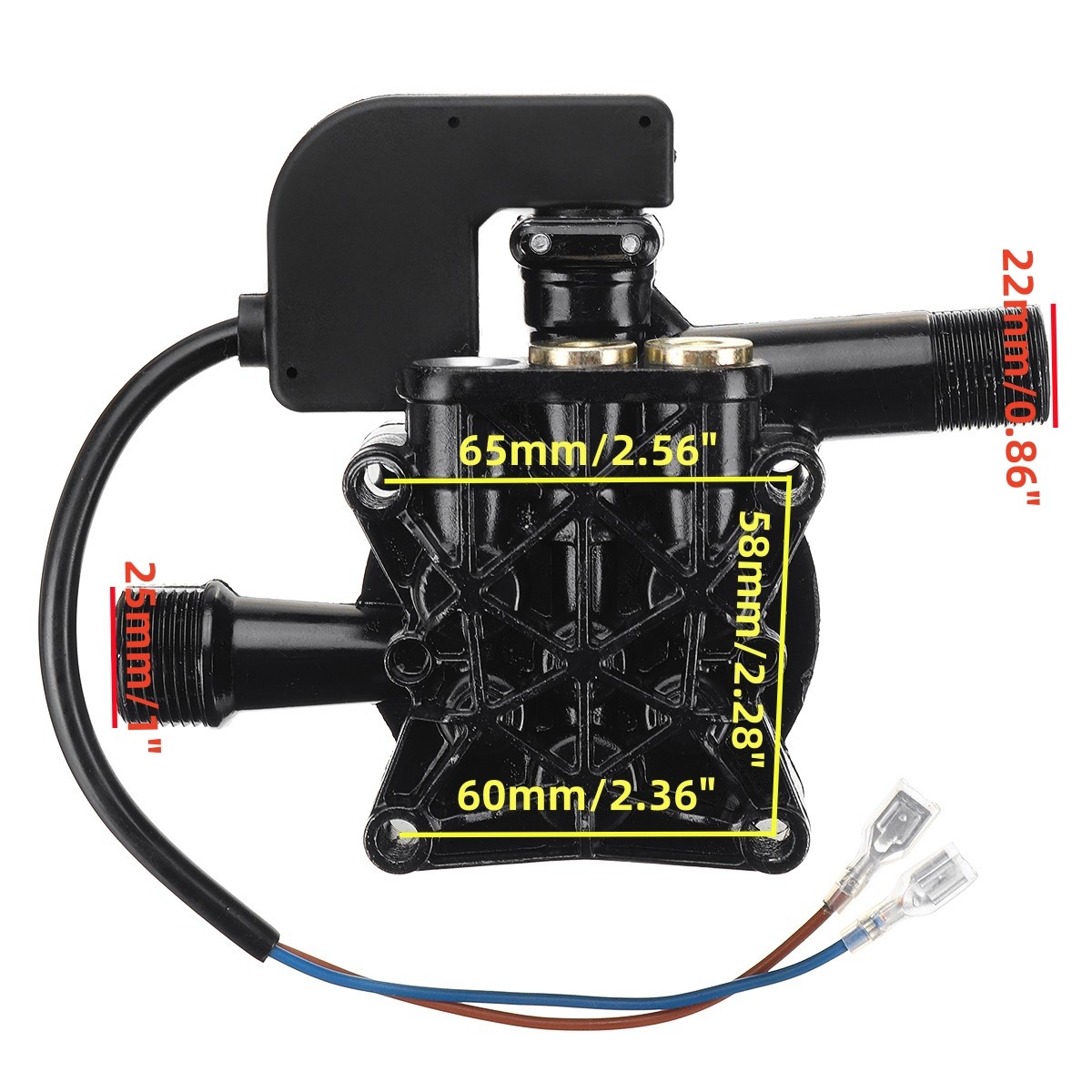 Electric High Pressure Water Pump Head Assembly 2900PSI Car Washer Replace Part