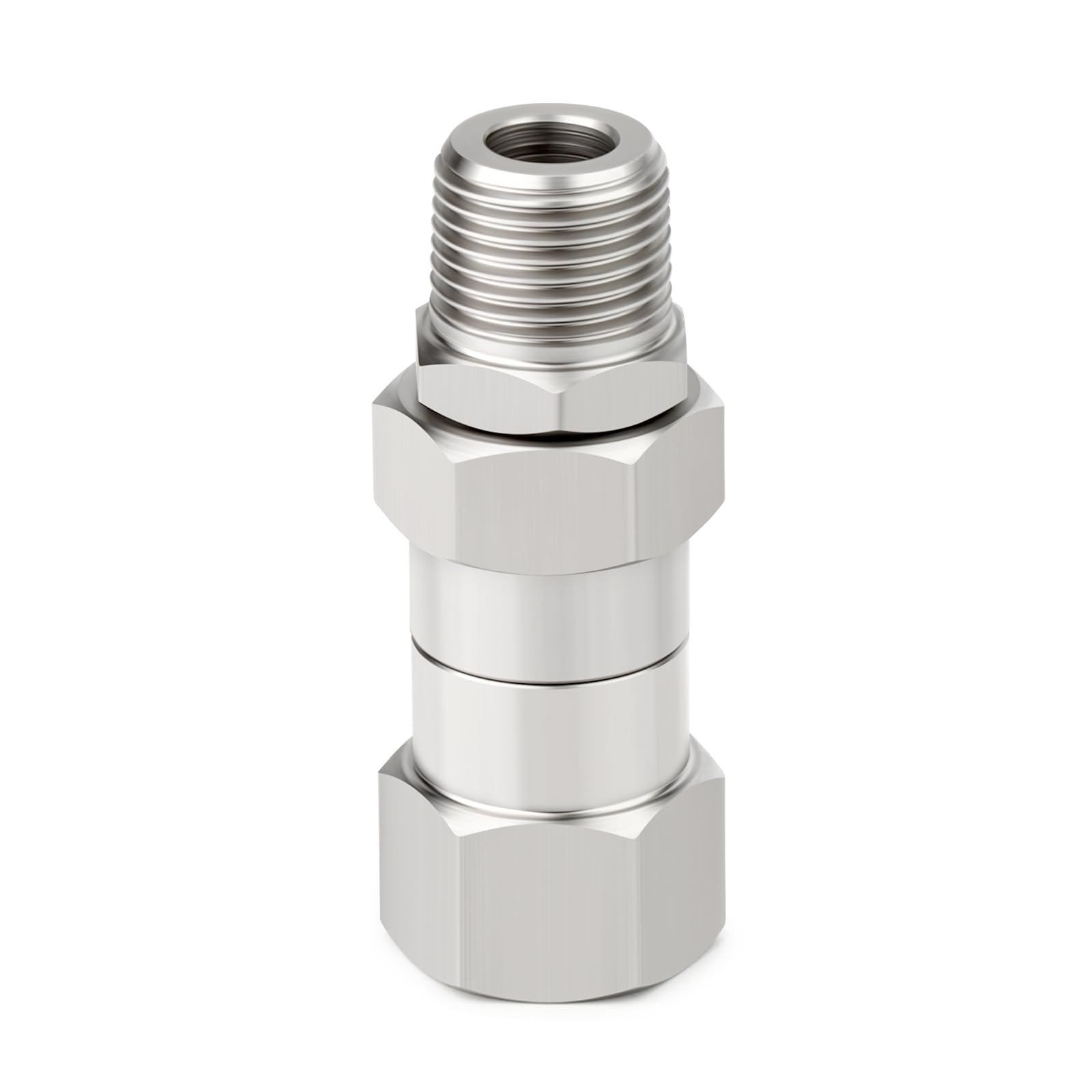 1Pc 3/8” NPT High Pressure Washer Swivel Fitting, Stainless Steel 360 Degree …