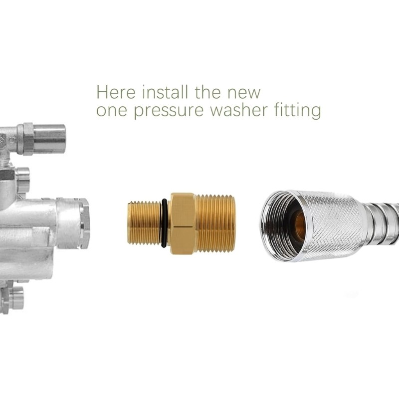 Industrial Grades Pressure Washer Outlet Fittings With M 22 Threaded Design