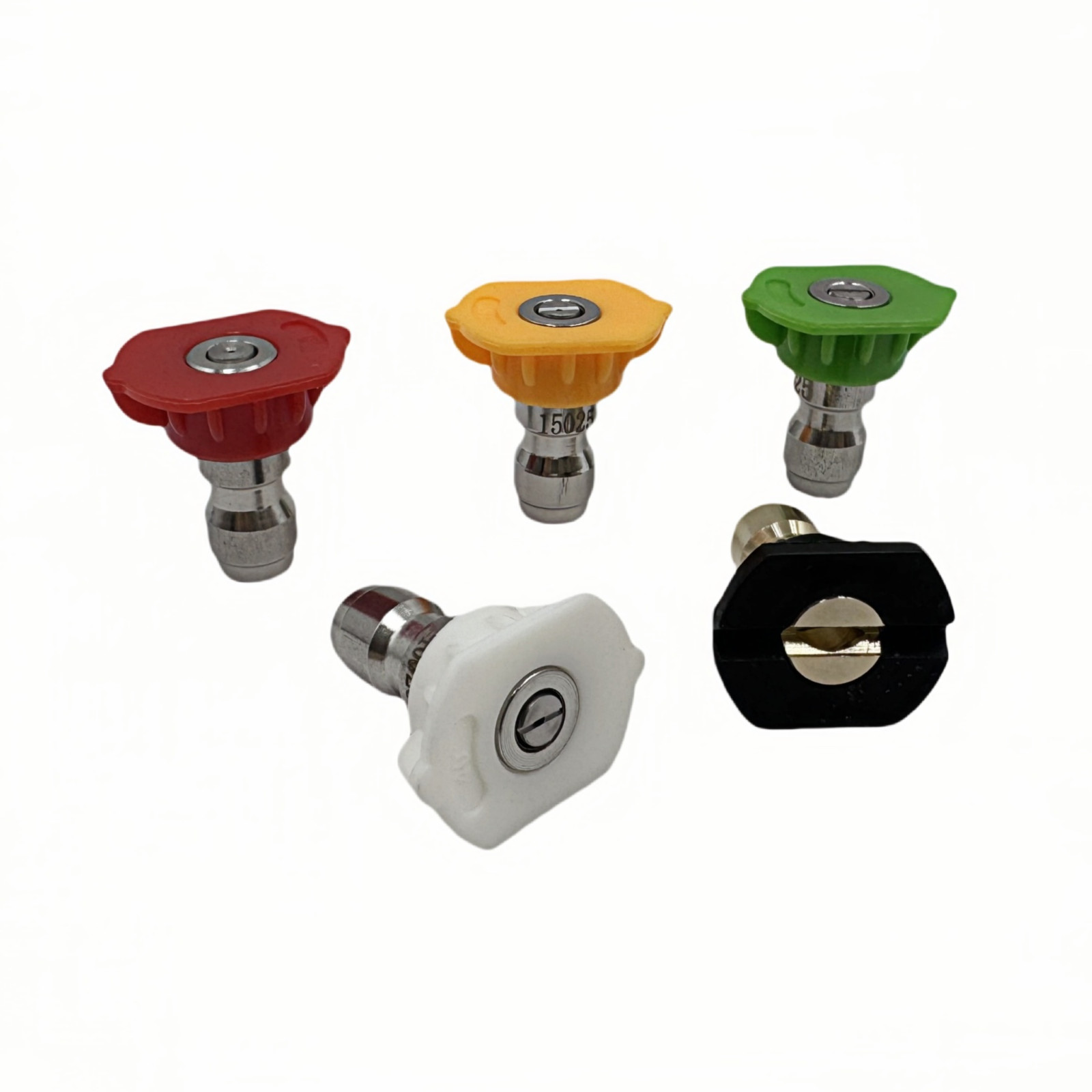 5X Pressure Washer Spray Tips Nozzles High Power Kit 1/4″ High Power