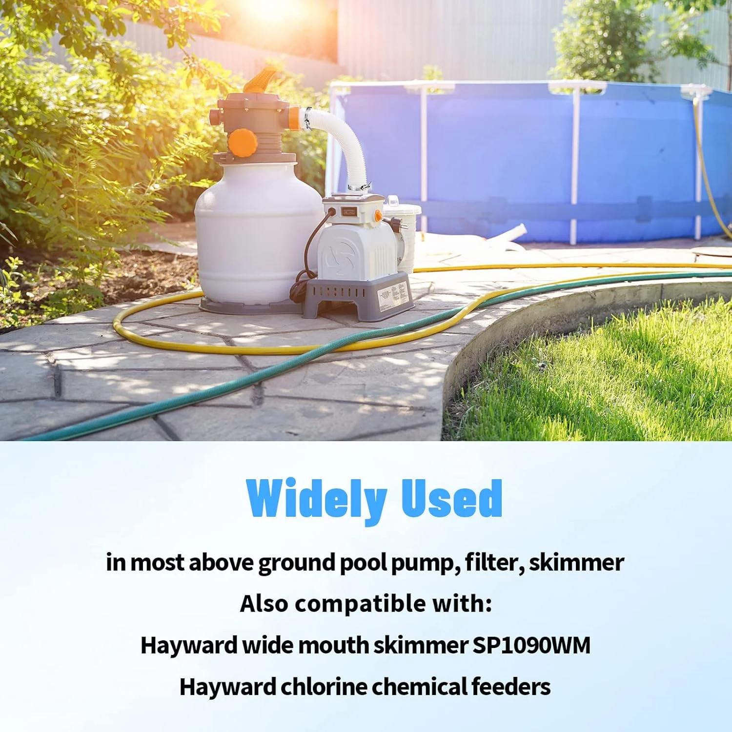 Universal 1.25″ / 1.5″ Combo Hose Adapter Pool Filter Pump Hose Adapter with Cla