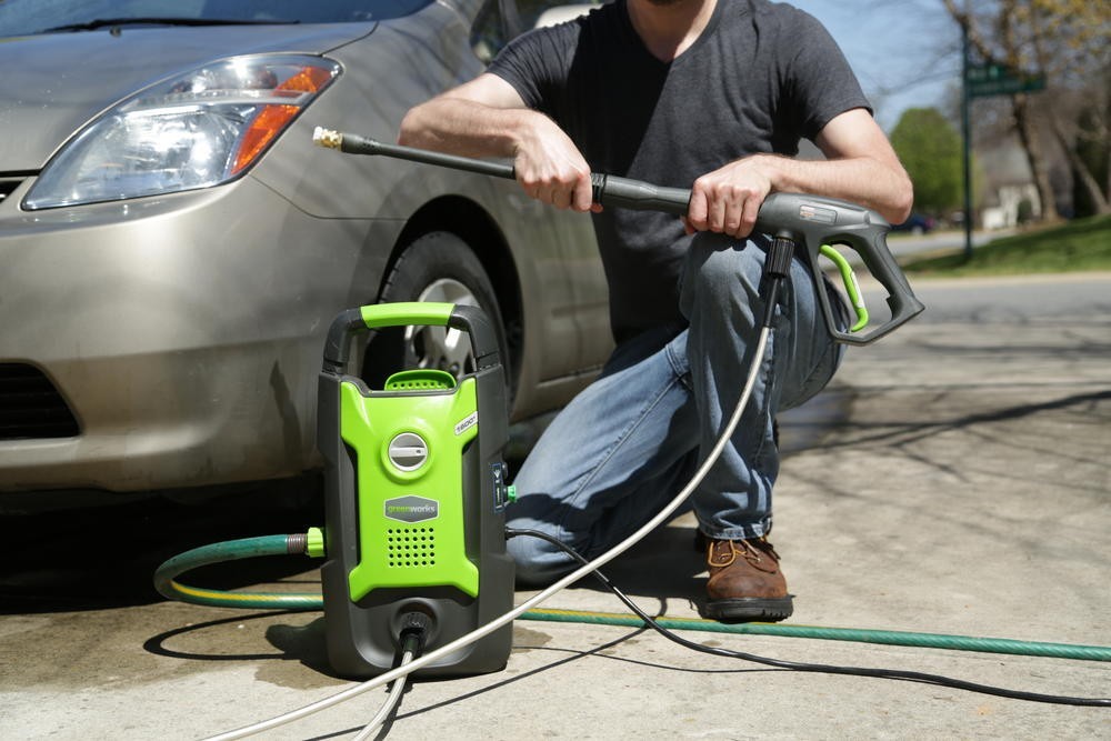 1600 PSI 1.2 GPM 13 Amp Corded Electric Pressure Washer Portable Deck Cleaner