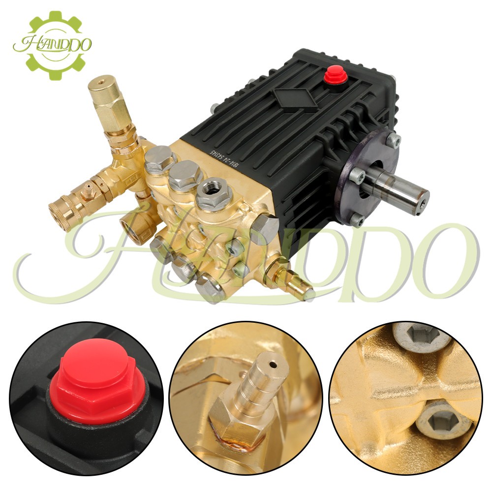 4.9GPM 3600 PSI 24mm Solid Shaft Belt Drive Pressure Power Washer Pump