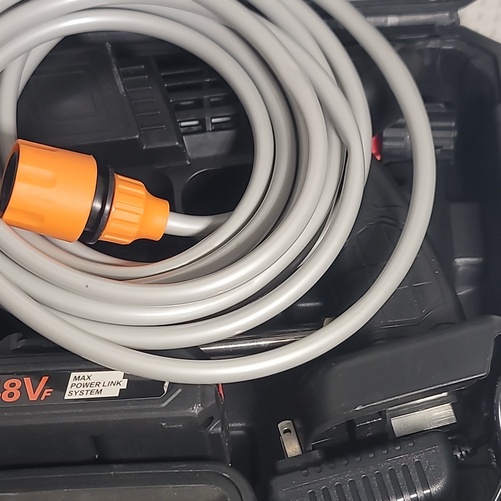 48V Cordless Cold Water Pressure Washer Gun Kit w/ Battery Hose Charger Filter