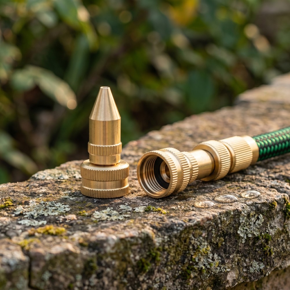 2Pcs Brass Pump Sprayer Nozzle Replacement Adjustable Durable Garden Tip