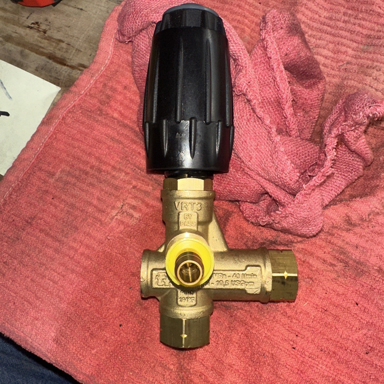 Annovi Reverberi VRT3-310 Unloader Valve 4500PSI 10.5 GPM