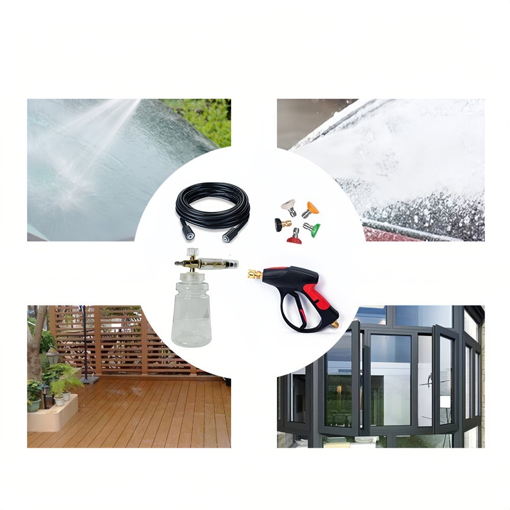 High Pressure Washer Hose M22-14mm 3200PSI / Car Washing Gun Foam Sprayer Cannon