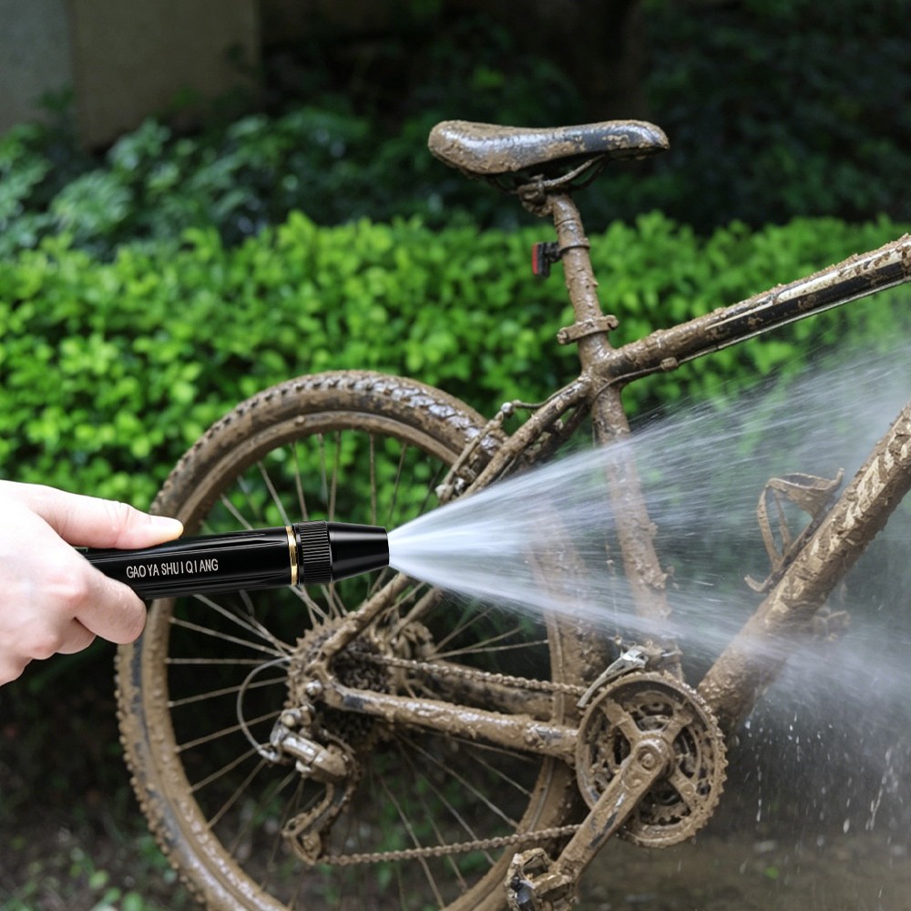 2 PCS High Pressure Garden Hose Nozzle Set 3 Adjustable Spray Patterns