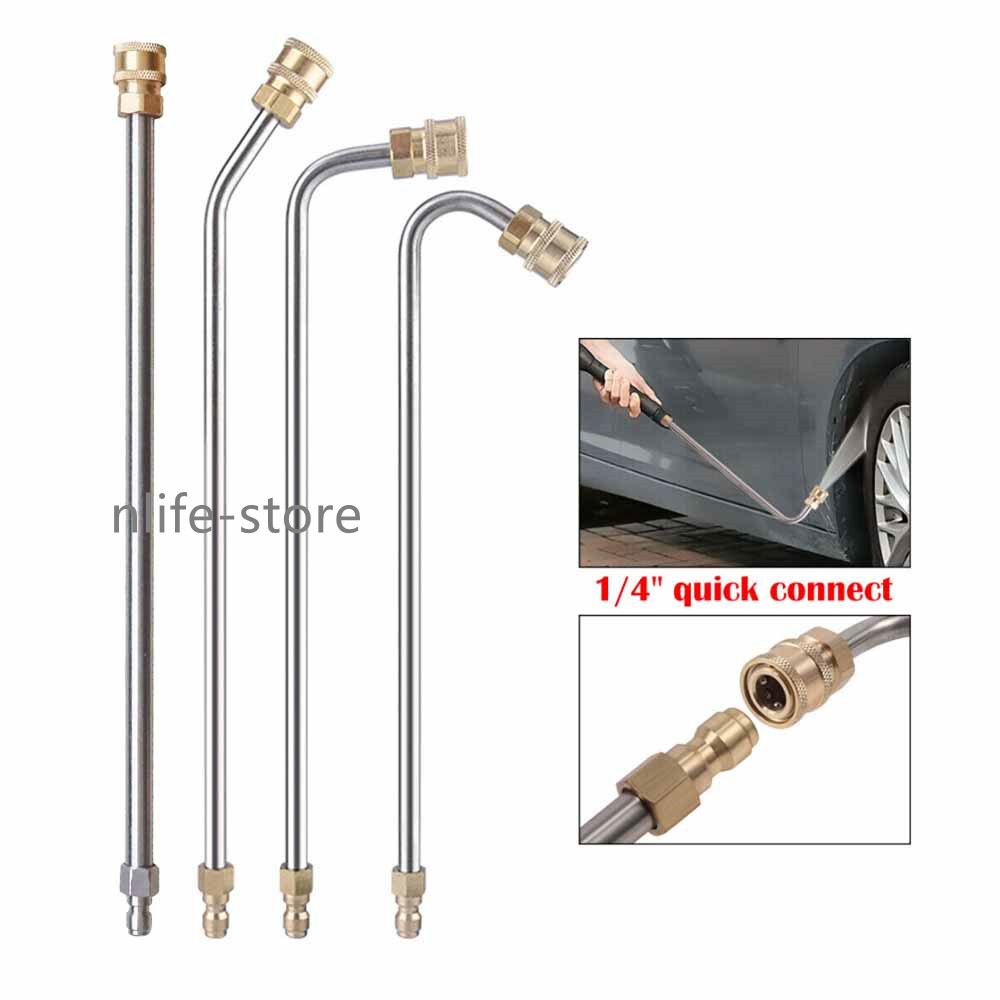 4000PSI High Pressure Rod Car Power Washer Spray Gun Wand Extension Lance Nozzle