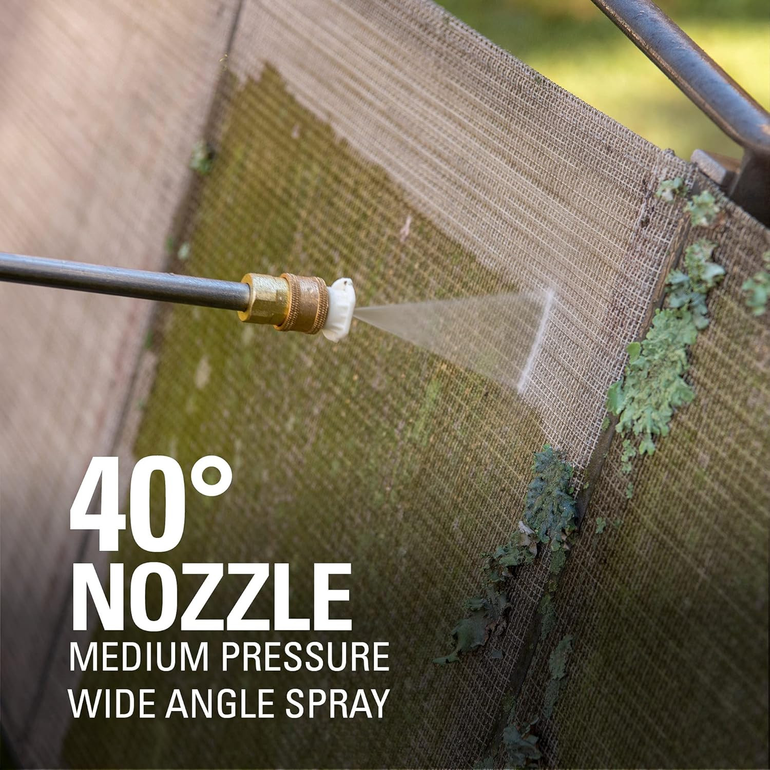 2000 PSI (1.2 GPM) Electric Pressure Washer, Steel Wand, On-Board Soap Tank (25°