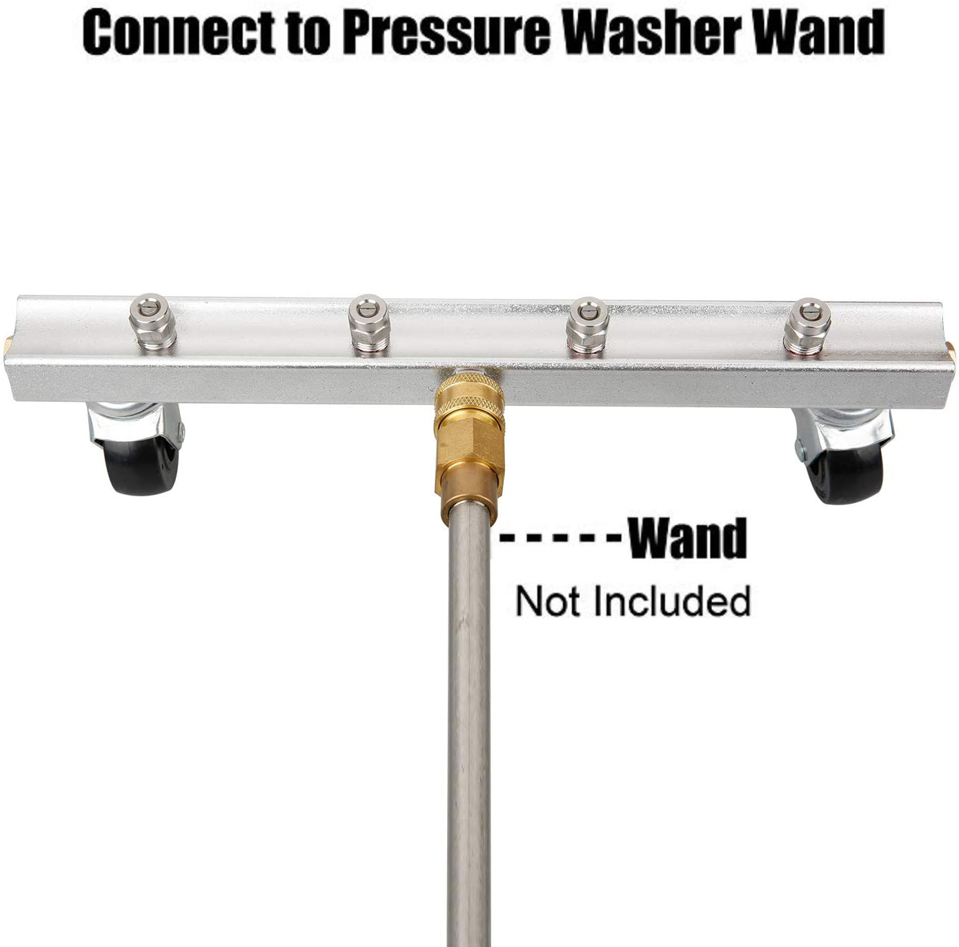 Pressure Washer Undercarriage Cleaner 13 Inch Surface 4000PSI Underbody Car Wash