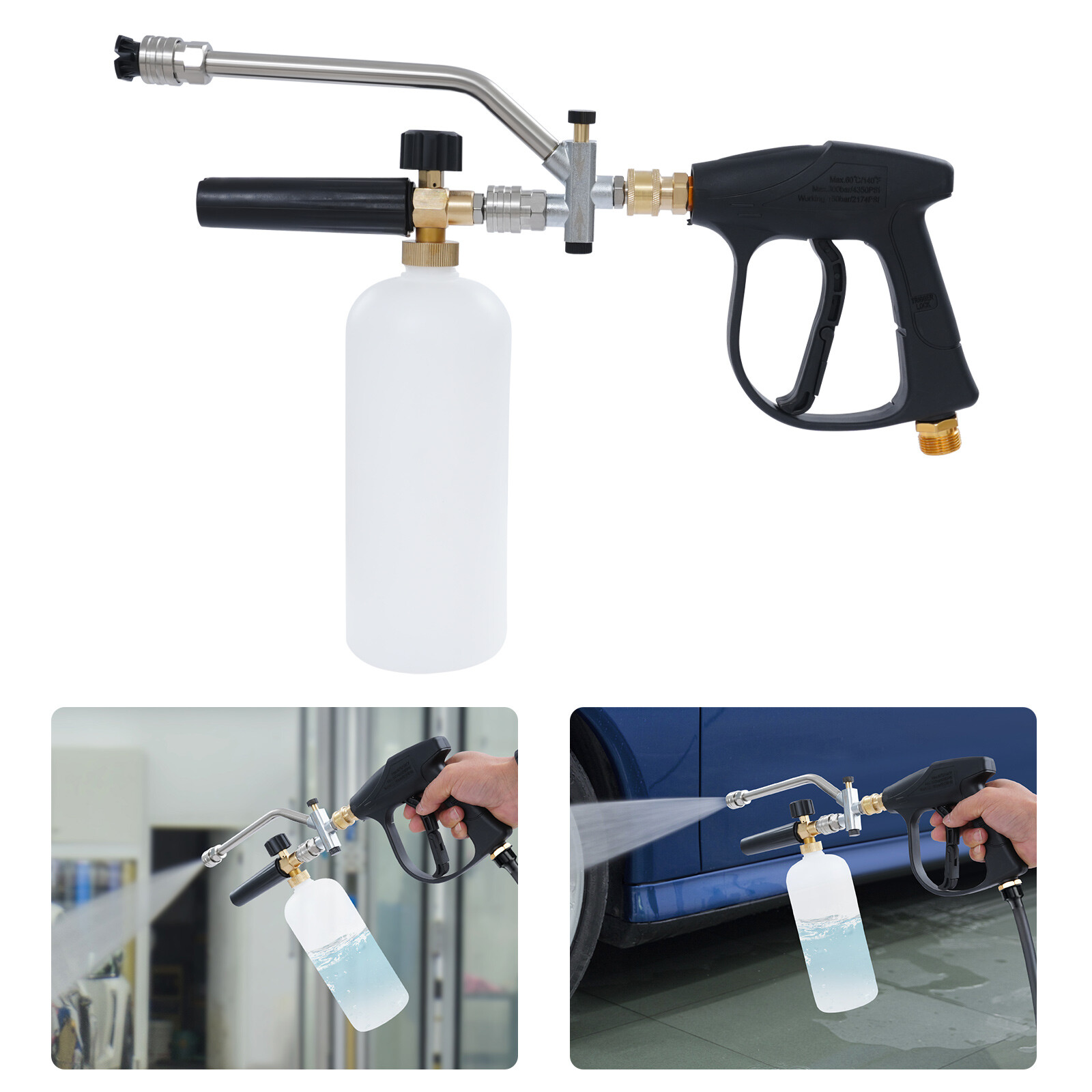 Pressure Washer Gun Pressure Washer Kit Pressure Washer Gun Replaceable Nozzles