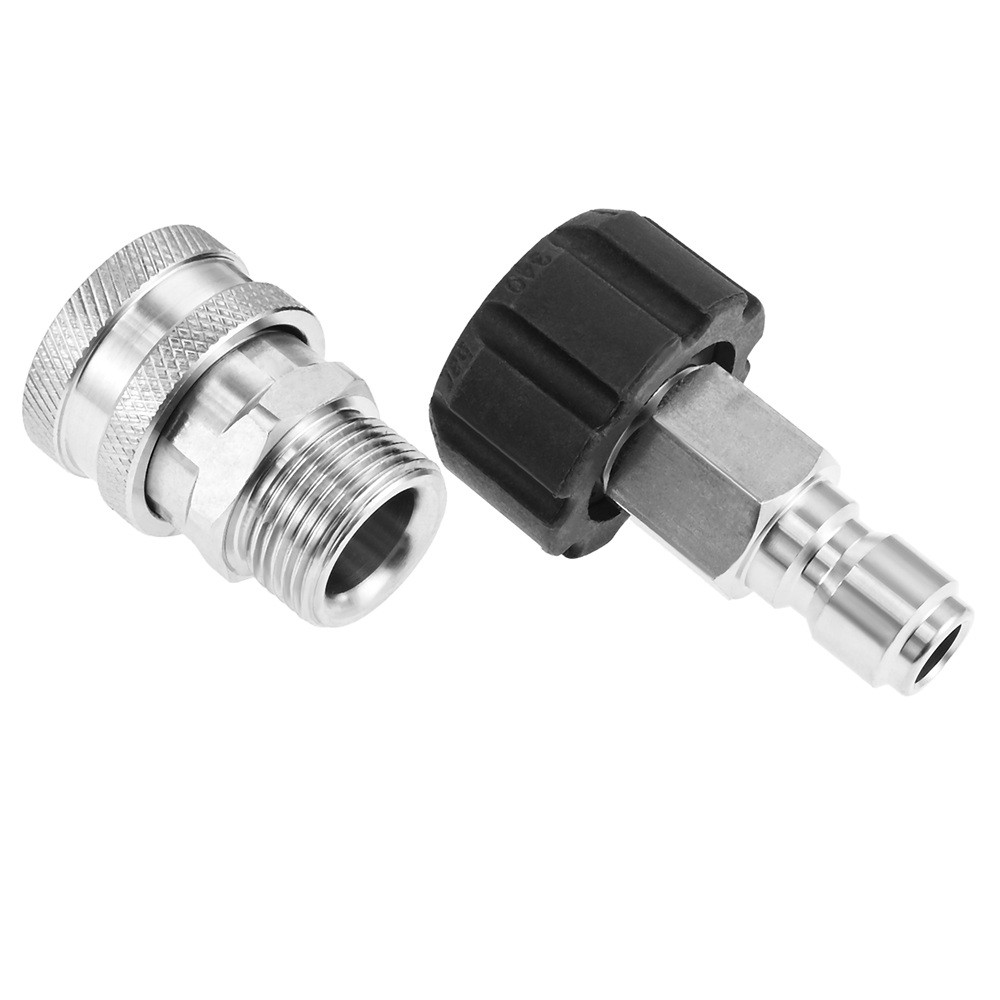 4Pcs Pressure Washer Adapter Set Quick Connect Kit Compatible with Guns Hoses