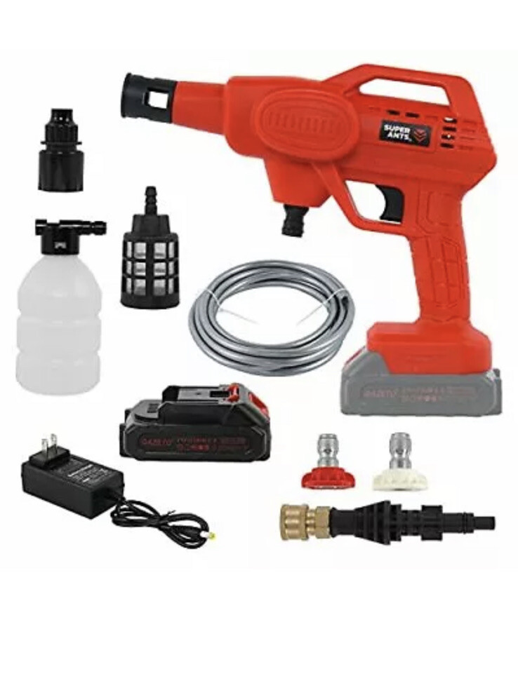 Gazeto Cordless High PressureWasherPortable High Pressure Washer Machine 15A …
