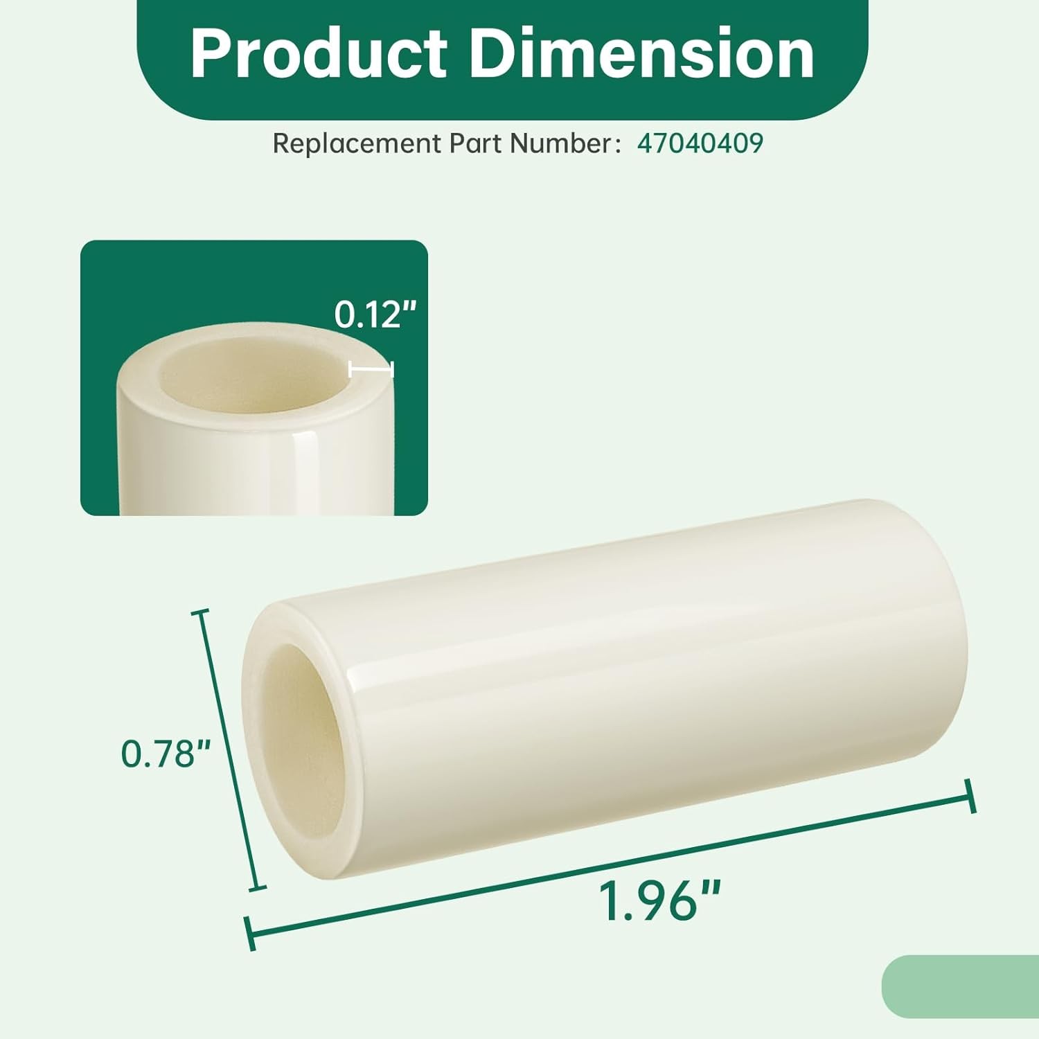 For TS2021 TSS1511 TS1531 General Pump Piston Ceramic 20mm 47040409 – 3Pack