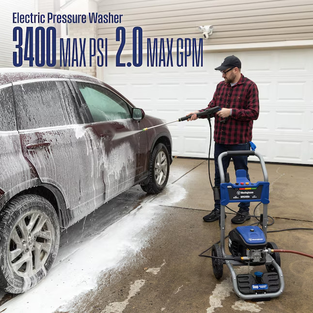 Westinghouse WPX3400e Brushless Heavy Duty Max 3400-PSI 2-GPM Cold Water Electri