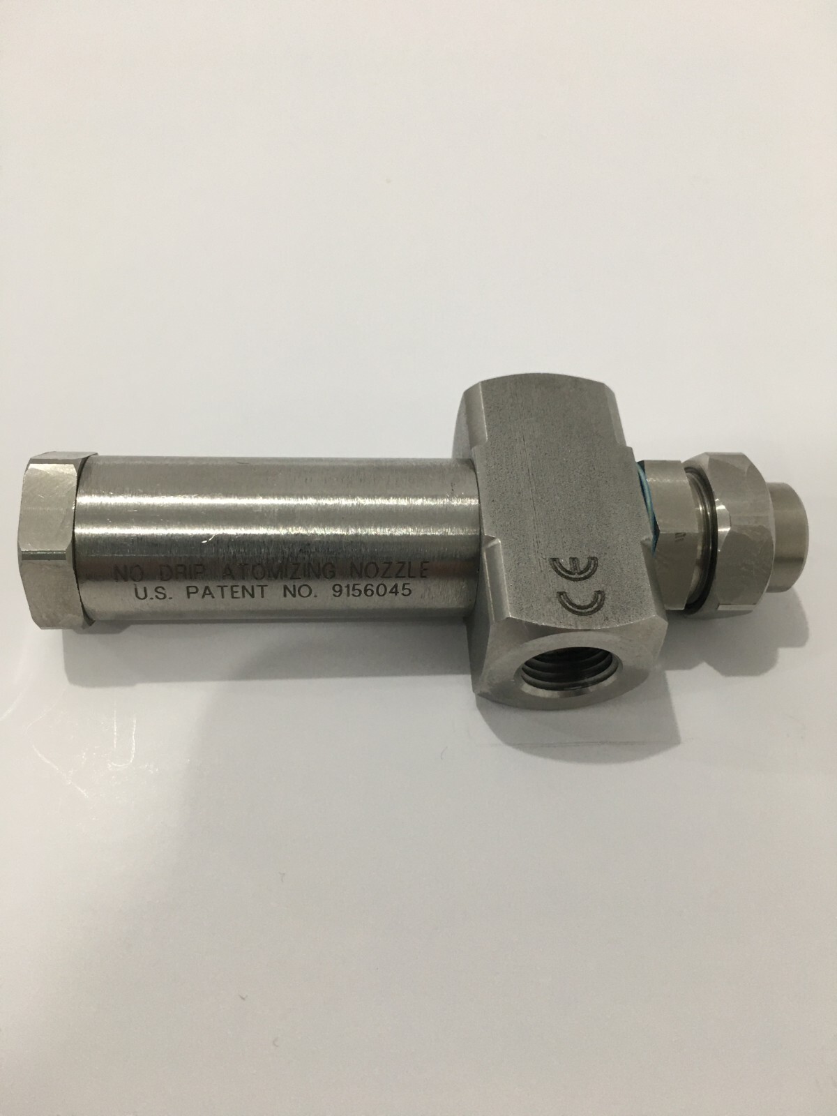 EXAIR Atomizing Spray Nozzle: Pressure, Low, 1 to 3.8 gph, 8″ Diameter