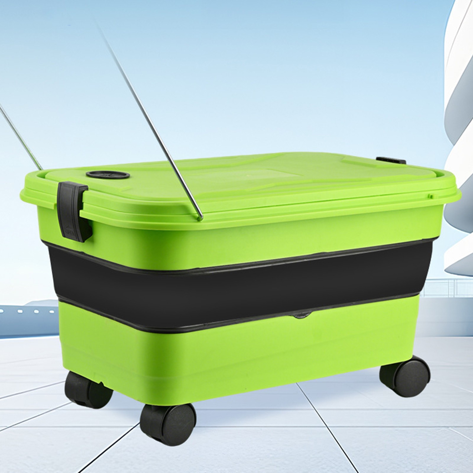 Window Car Cleaning Bucket Large with Handle Professional Cleaner Wash 22L Green