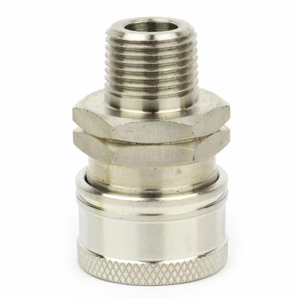 Interstate Pneumatics Pressure Washer 3/8 Inch MNPT Stainless Steel Coupler