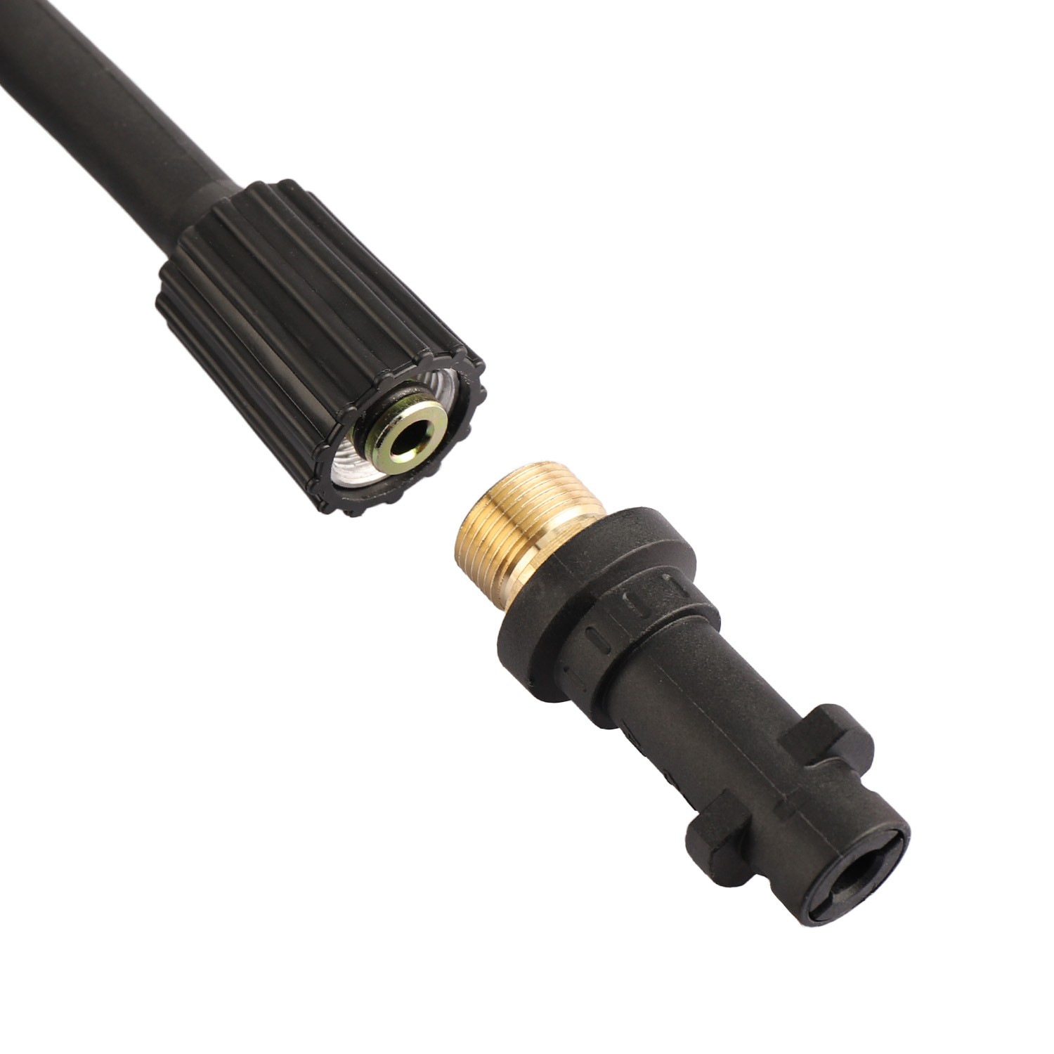 32FT 1/4″ M-NPT 5800PSI Drain Cleaner Hose Sewer Jetter Kit for Pressure Washer