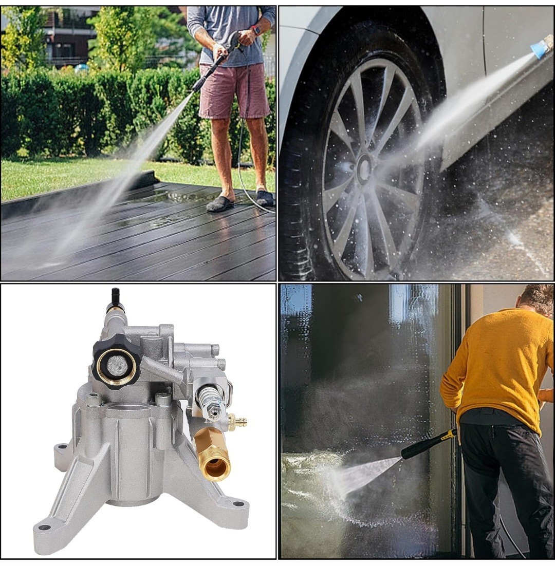 Biswing Pressure Washer Pump Power Washer Pump 7/8″ Shaft Vertical3400 PSI2.5GPM