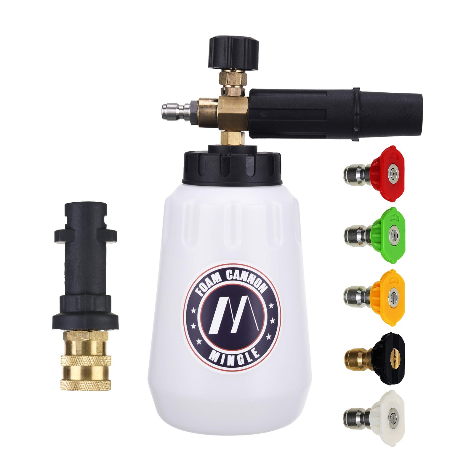 Foam Cannon Compatible With Karcher K2 K3 K4 K5 K6 K7 Pressure Washer With 5 Noz