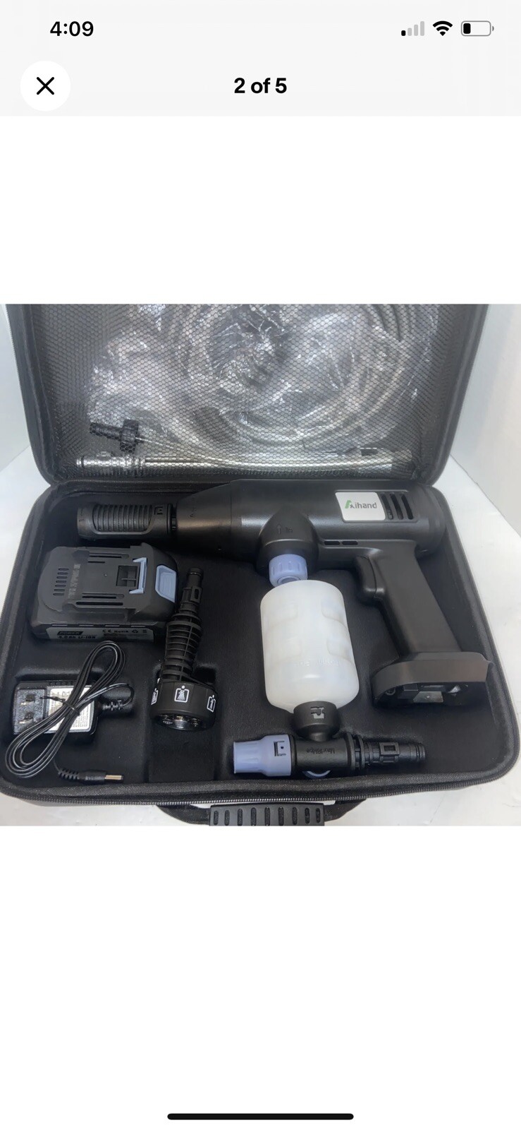 Aihand Cordless Pressure Washer 652PSI Portable Power Cleaner, basically new!