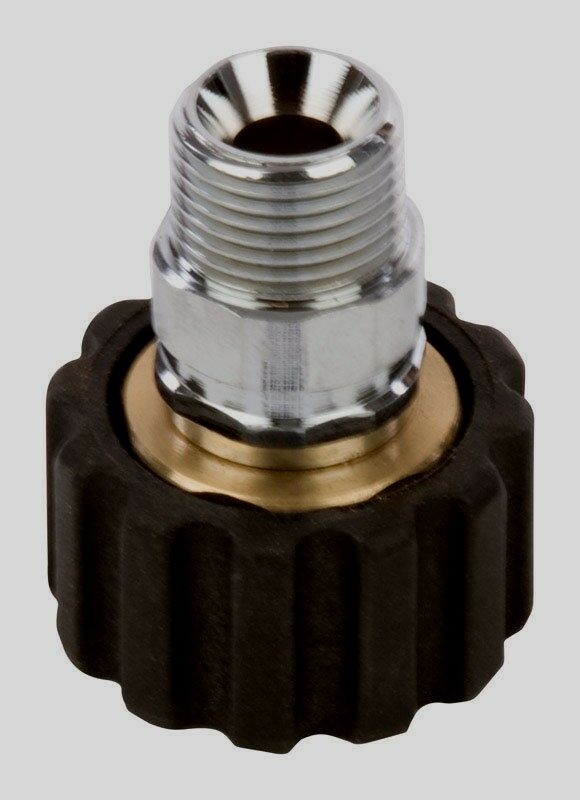Forney Pressure Washer SCREW COUPLING Hose Connector M22F to 3/8″ MALE NPT 75109