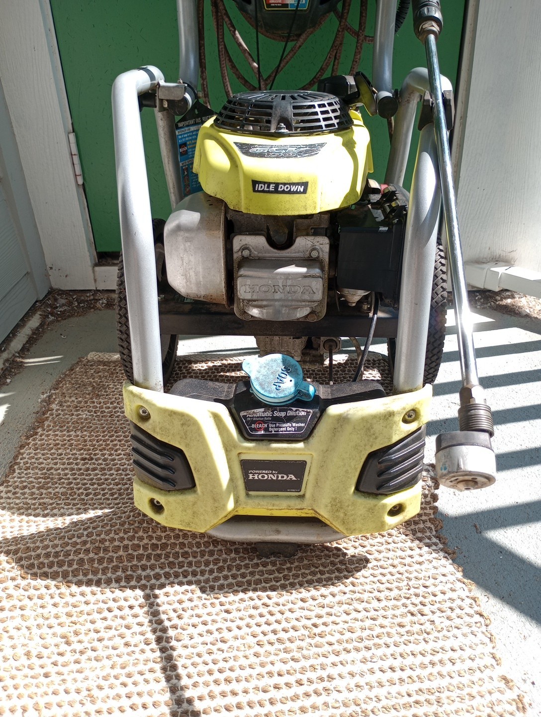 RYOBI3100 PSI 2.5 GPM Cold Water Gas Pressure Washer with Honda GCV190 Engine