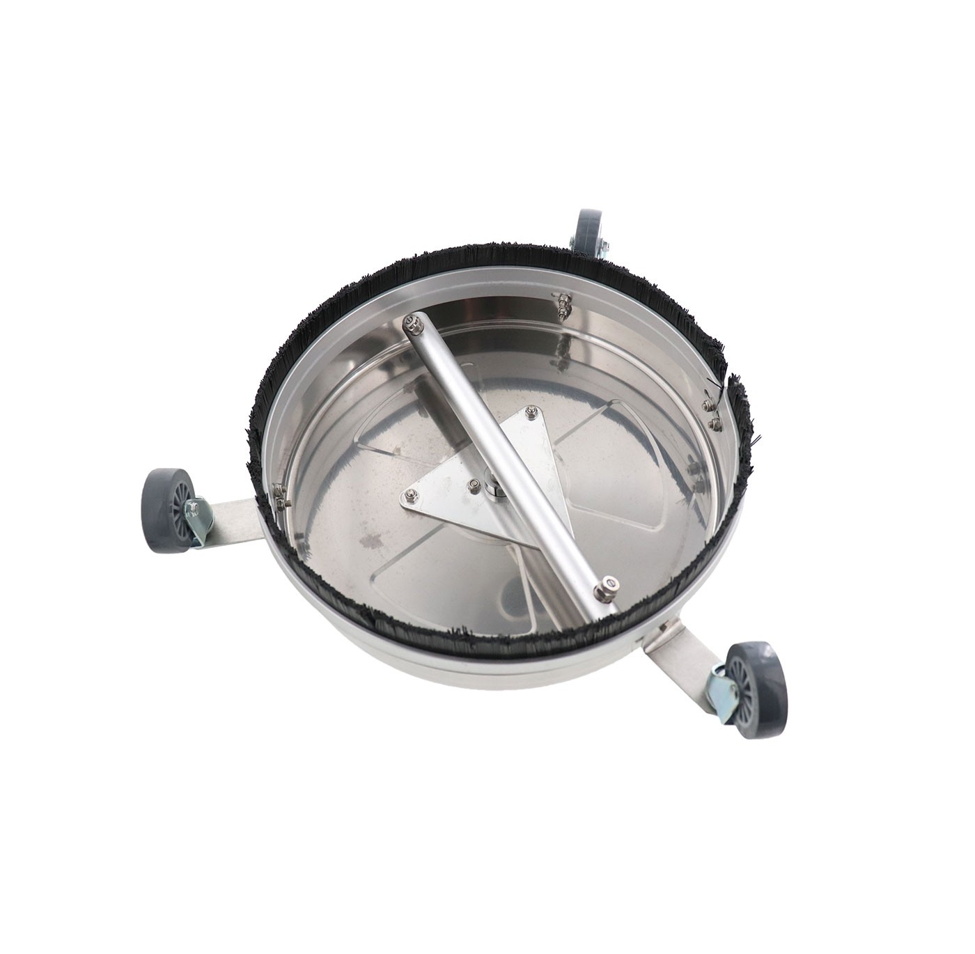 Erie Tools 14″ Stainless Steel Pressure Washer Surface Cleaner Wheels No Handle