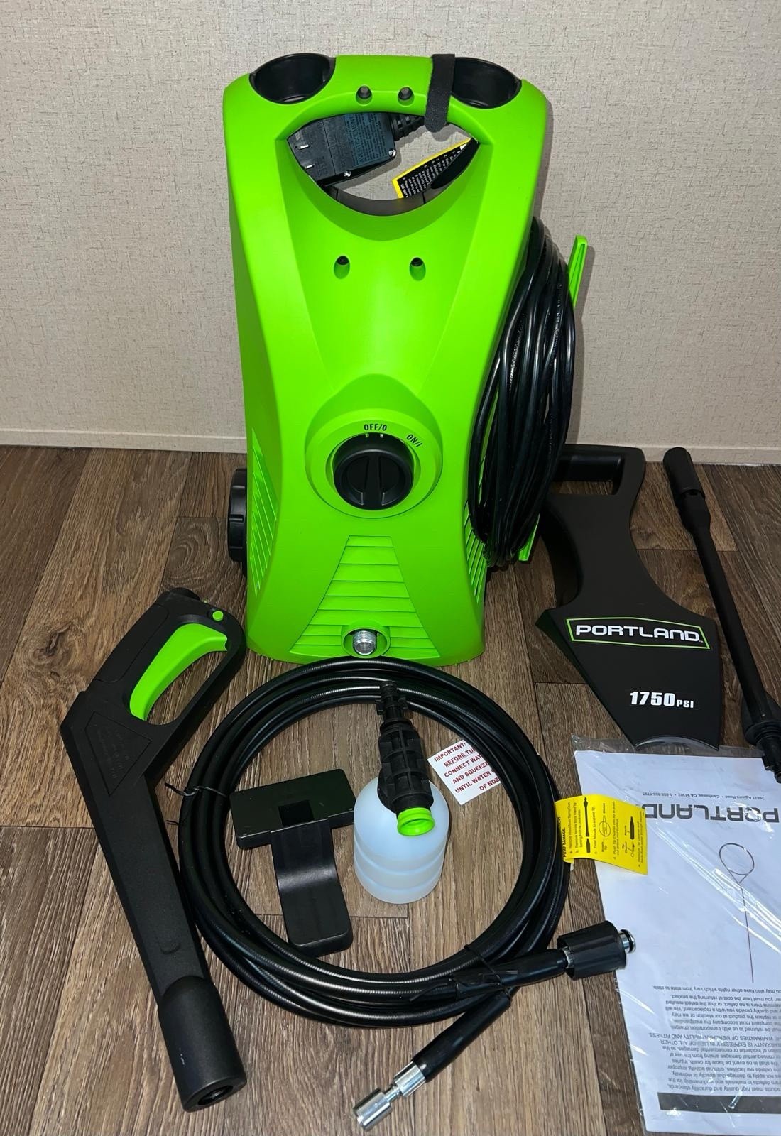 PORTLAND 1750 PSI 1.3 GPM Corded Electric Pressure Washer
