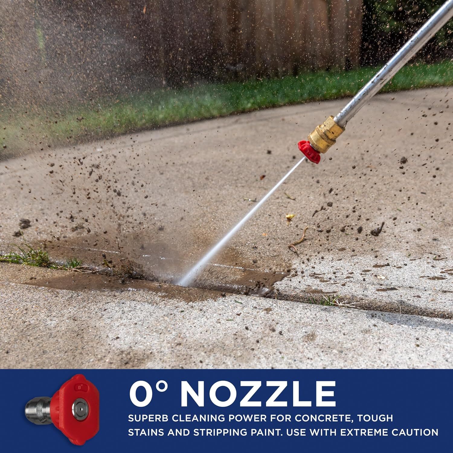 Gas Pressure Washer 3200 PSI & 2.5 Max GPM W/ Onboard Soap Tank Spray Gun Wand