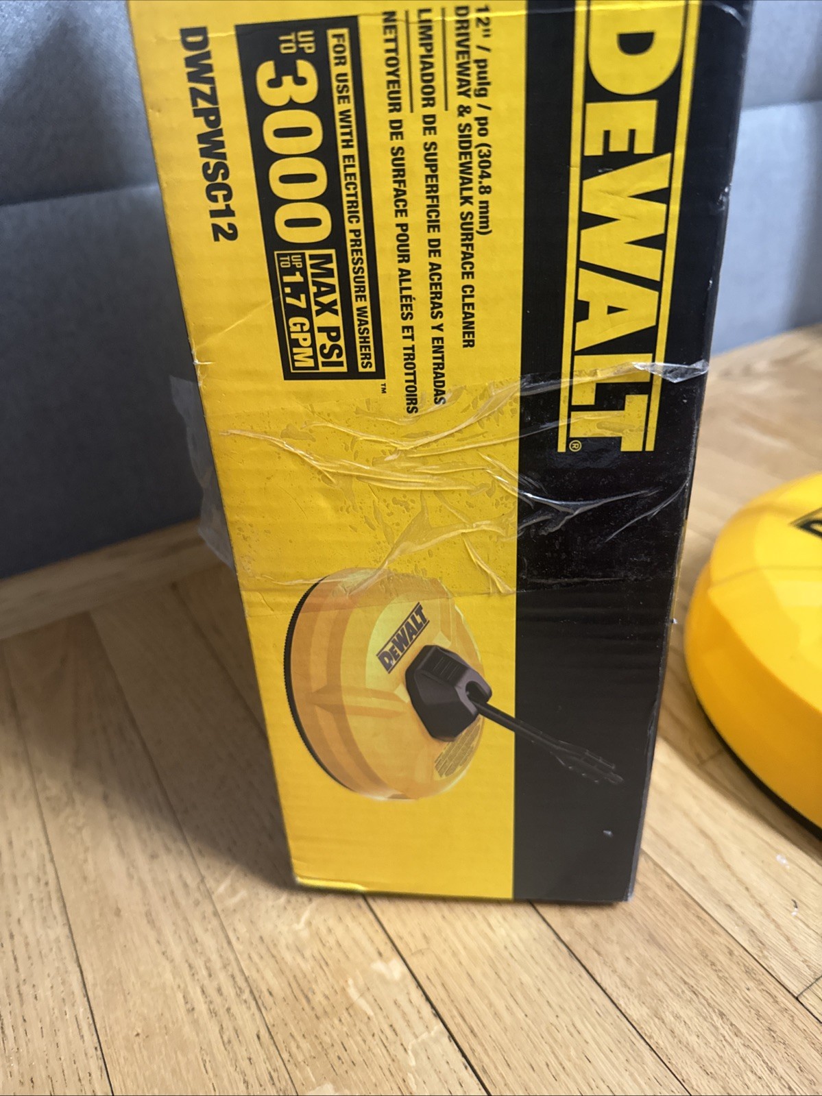 DEWALT 12” Rotating Surface Cleaner Pressure Washer Attachment – Used – T2