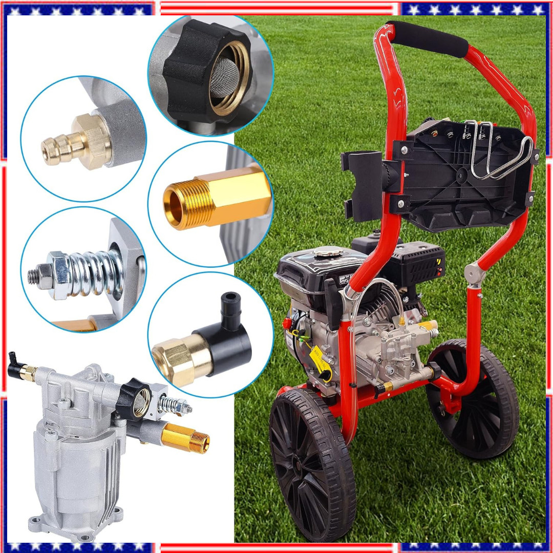3400 PSI Pressure Washer Pump 3/4″ Shaft 2.5 GPM for Honda Simpson
