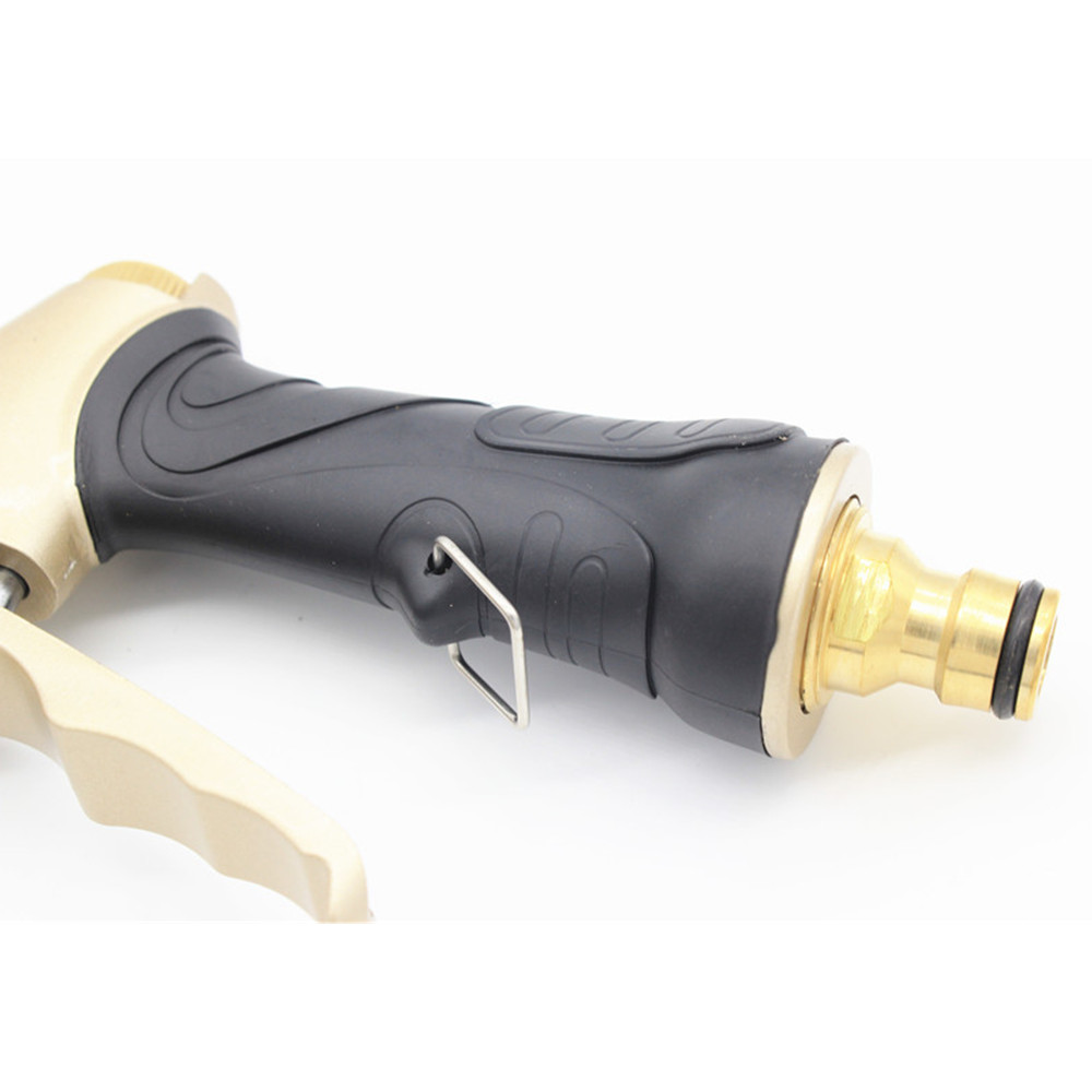 Pure Copper High Pressure Car Wash Water Gun Home Car Wash Painted Golden Gun