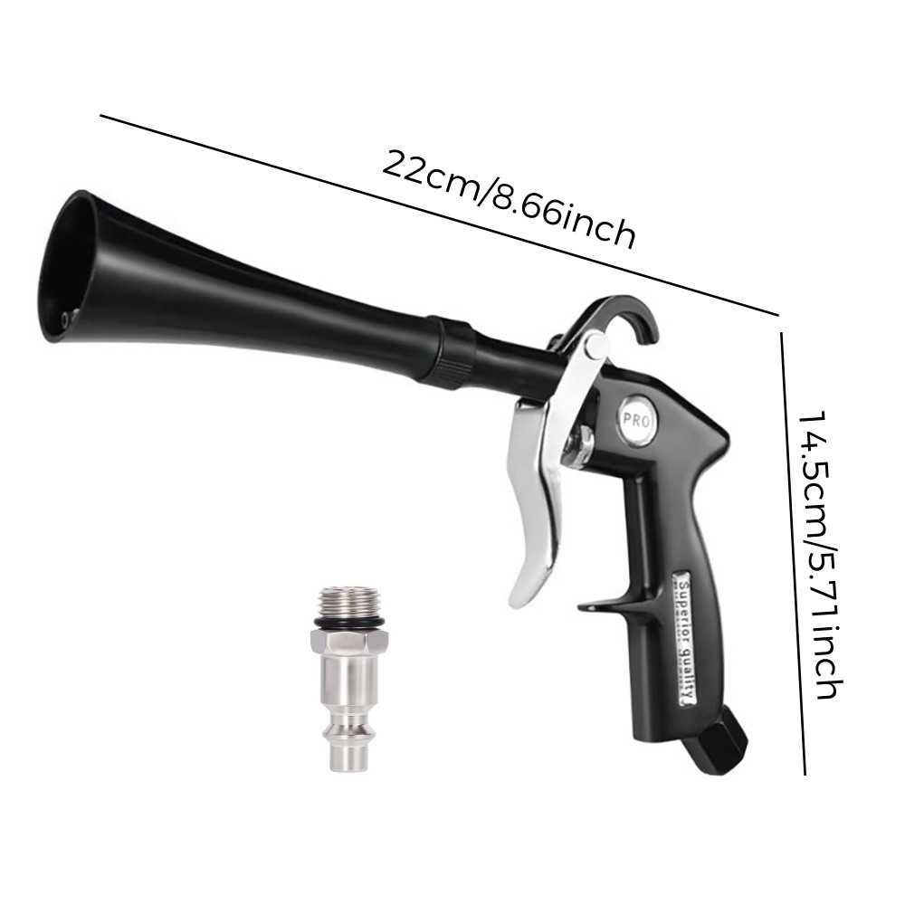 Car Cleaning Gun,Detailing Interior Dryer Air Blow Gun,High Pressure Blower Gun
