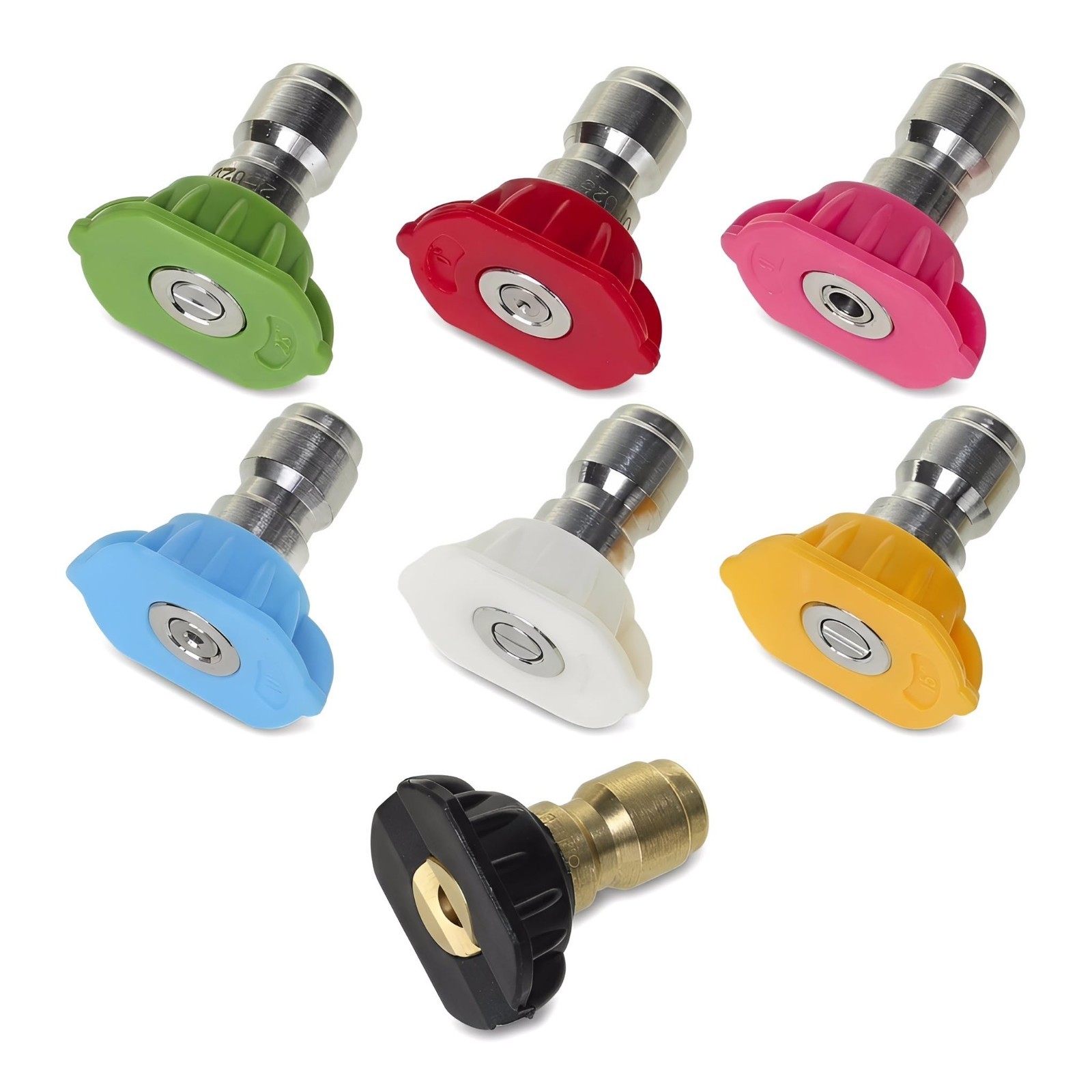 2000 PSI Pressure Washer Nozzles Set – 7-Piece Quick Connect, Fits Most Models