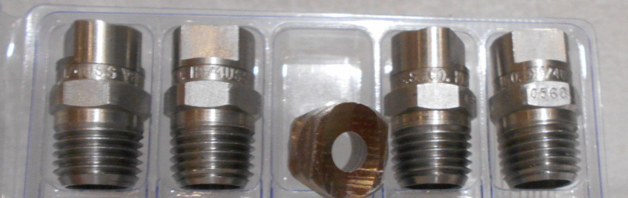 X5 Spraying Systems Nozzle, 1/4″ NPT, 5°, 60 Capacity Size H1/4U-SS0560