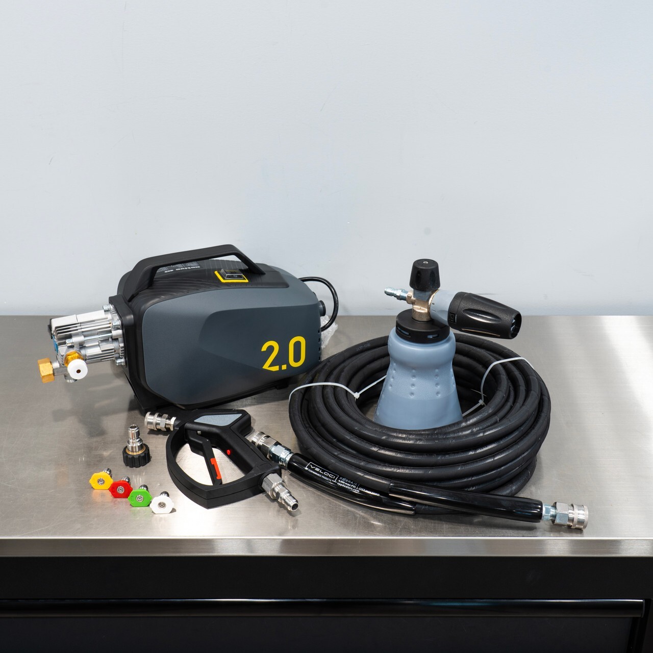 Active 2.0 Pressure Washer | Level 2 Detailing Kit | MTM Hose Gun Foam Cannon