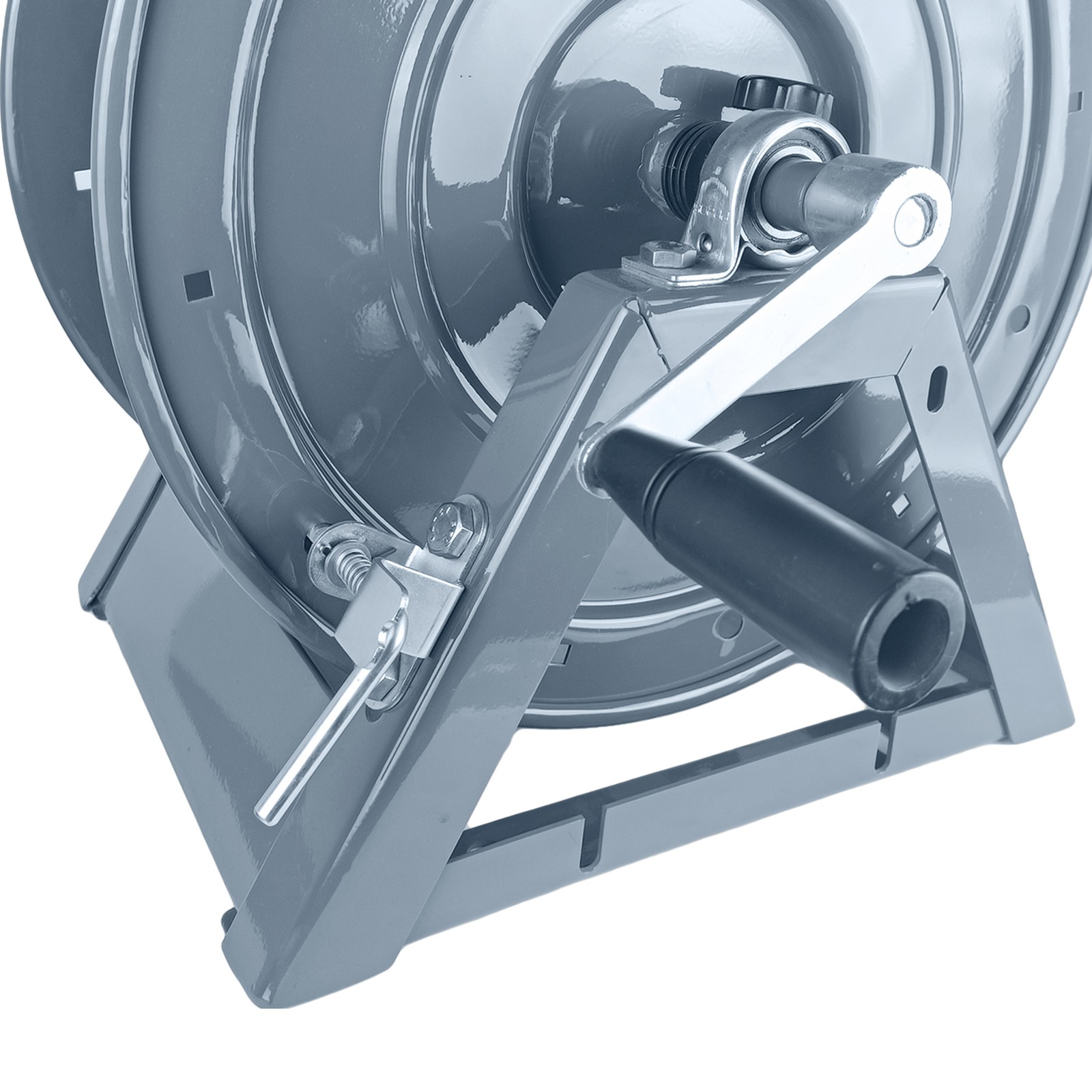 BluShield Steel A Frame 300′ Pressure Washer Hose Reel, Model# PWMRAF300