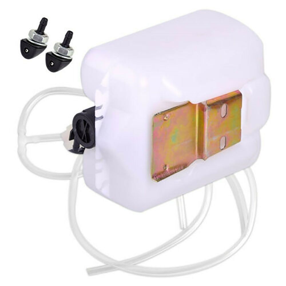 Car Windshield Washer Bottle Tank Pump Wiper System Reservoir Kit 12V Accessory