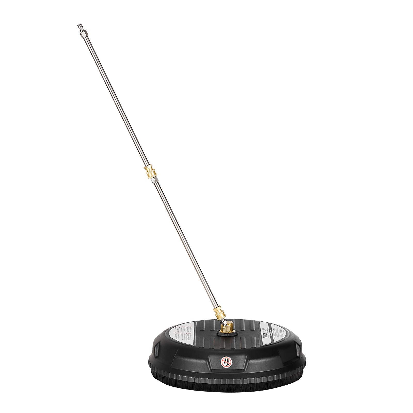 VEVOR 15″ Pressure Washer Surface Cleaner 4000 Max PSI Plastic 2 Extended Wands