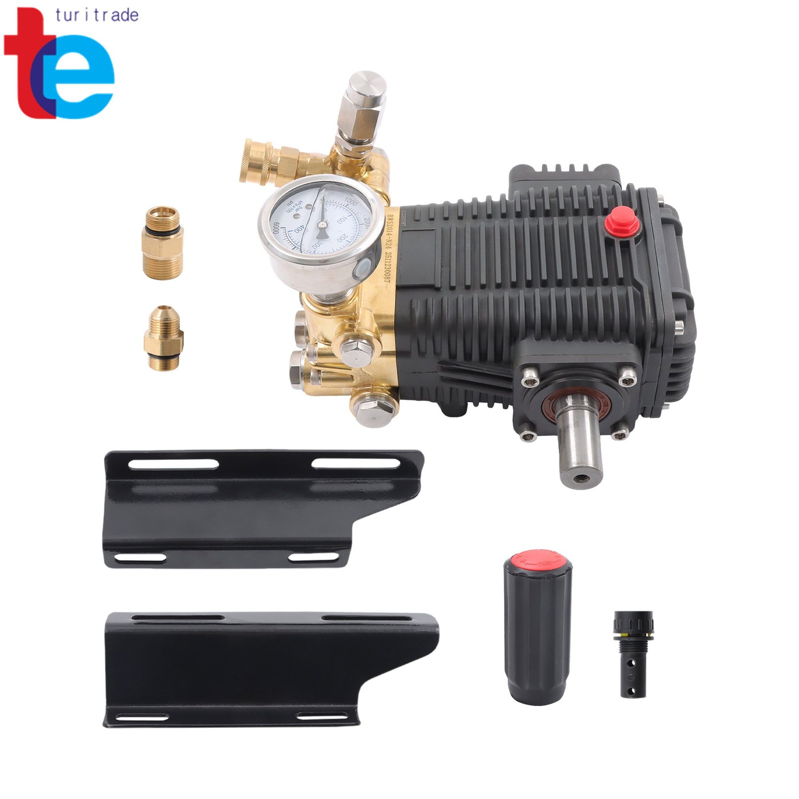 3500 PSI 5.6GPM 4.5 HP General Pressure Washer Pump Right Shaft New
