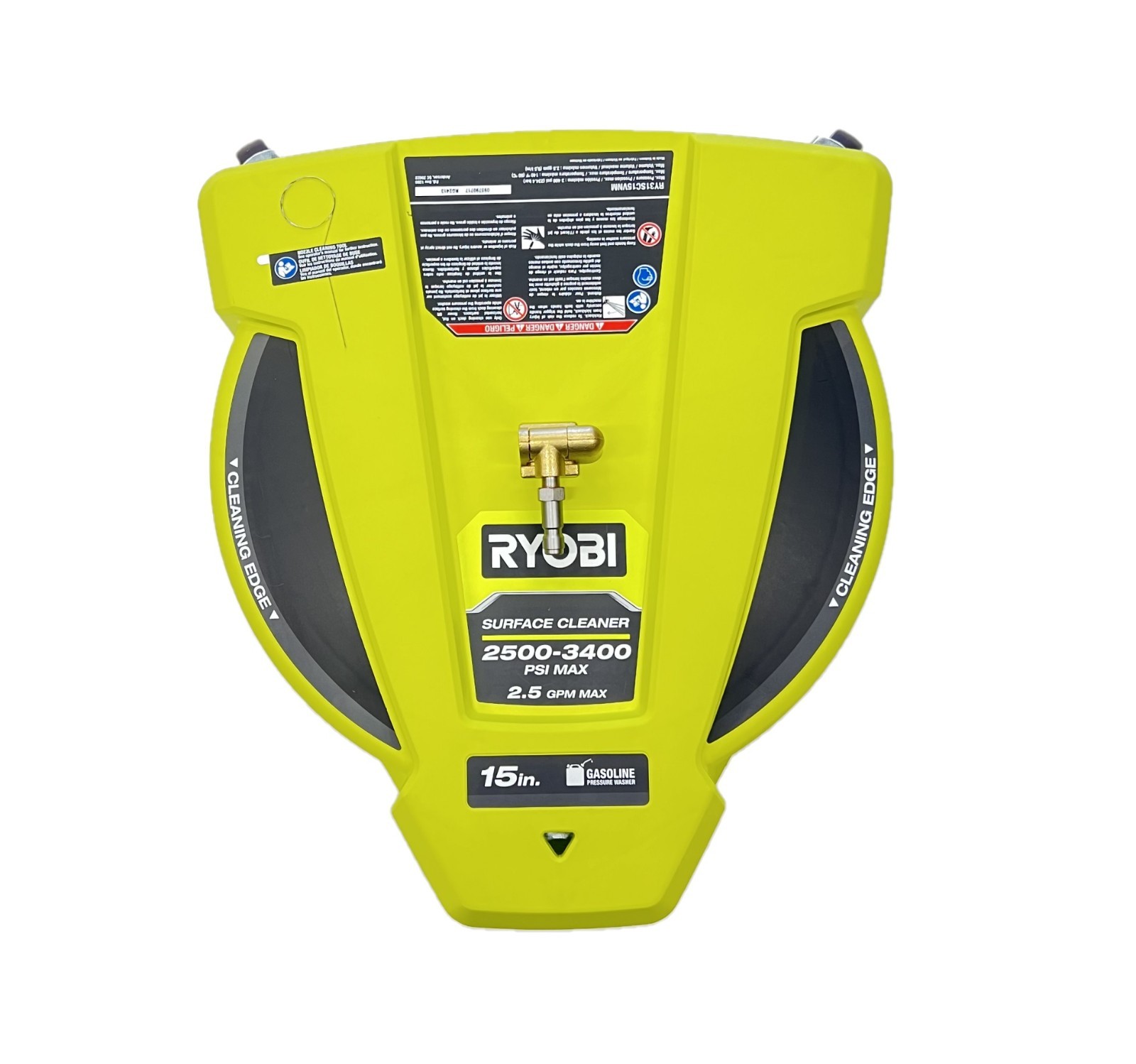 NEW RYOBI 15 in. 3400 PSI Pressure Washer Surface Cleaner w/ Wheels RY31SC15