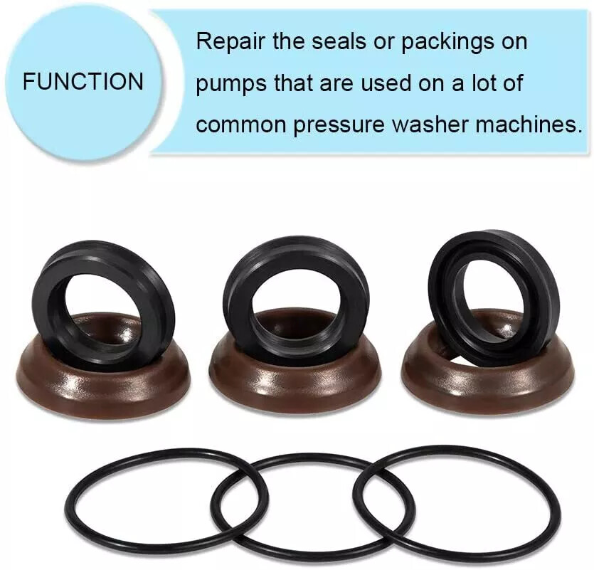 AR1857 Seal Packing Kit 18mm XR Annovi Reverberi Pressure Washer Pump RK RKA RKV