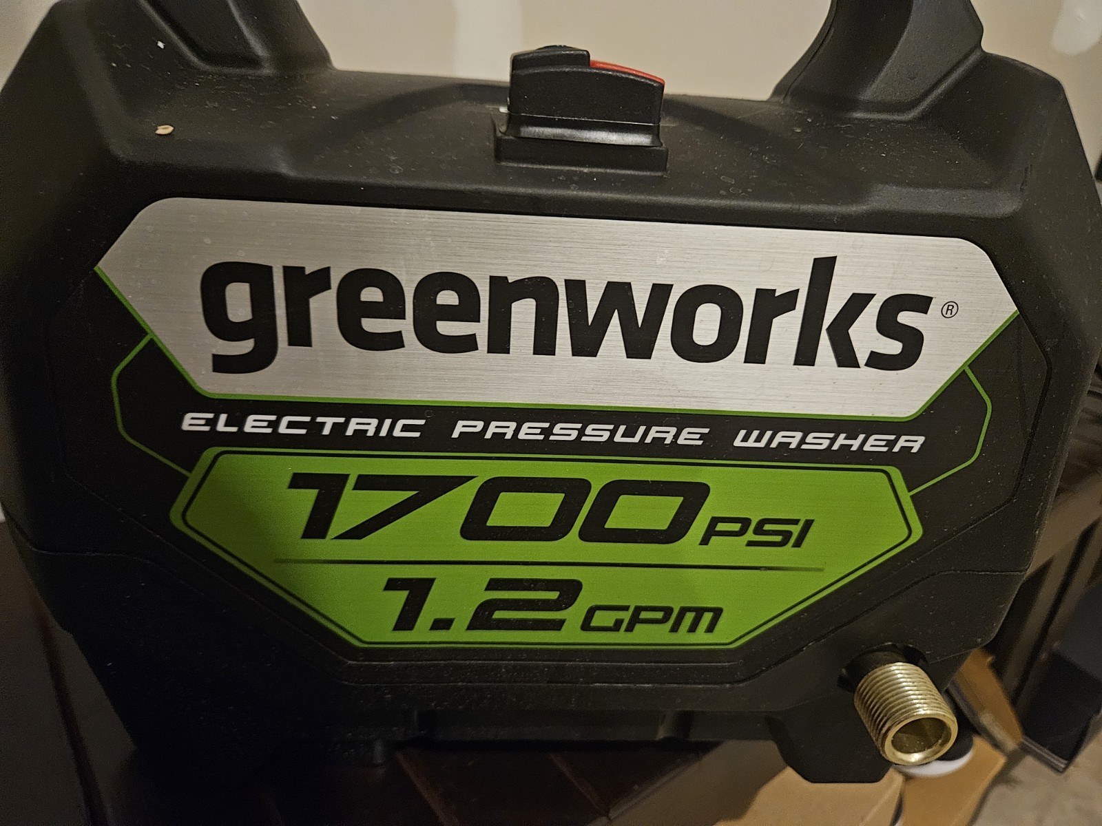 Greenworks GPW1704 1700 PSI 1.2 GPM Corded Electric Pressure Washer w/ Hose