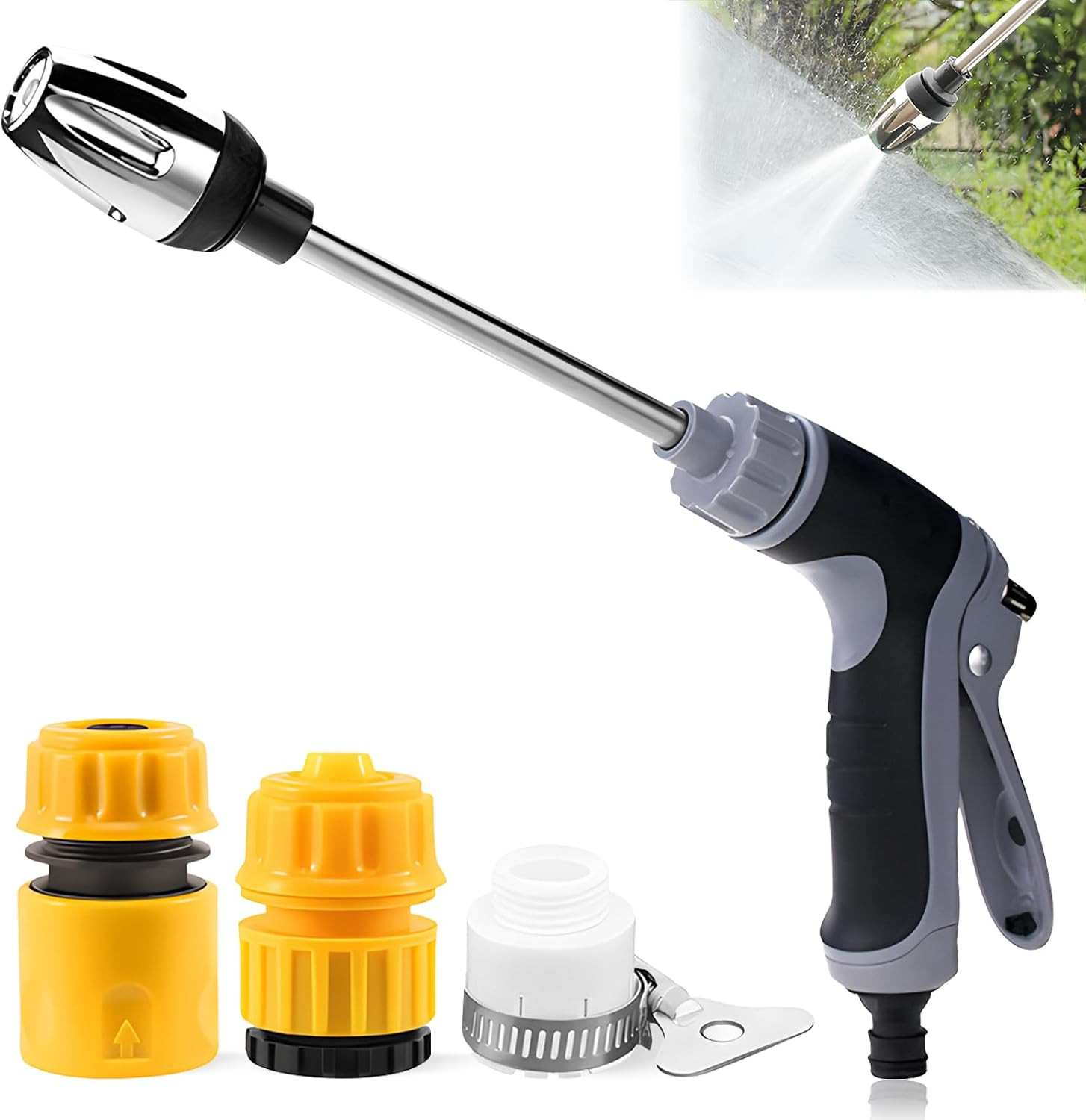 Pressure Washer, High Pressure Water Gun, Portable Washer for Car, Floor, Wall C