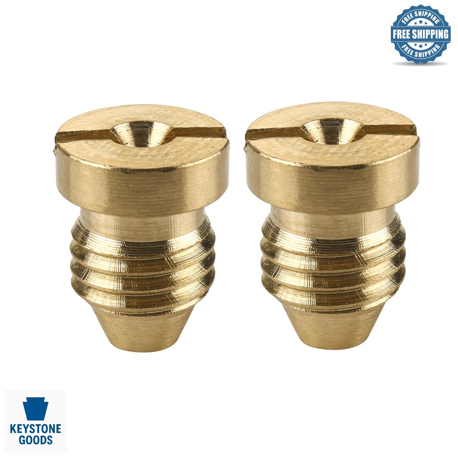 2 Pack 1.1mm Brass Foam Cannon Nozzle – Universal Thread for Pressure Washers