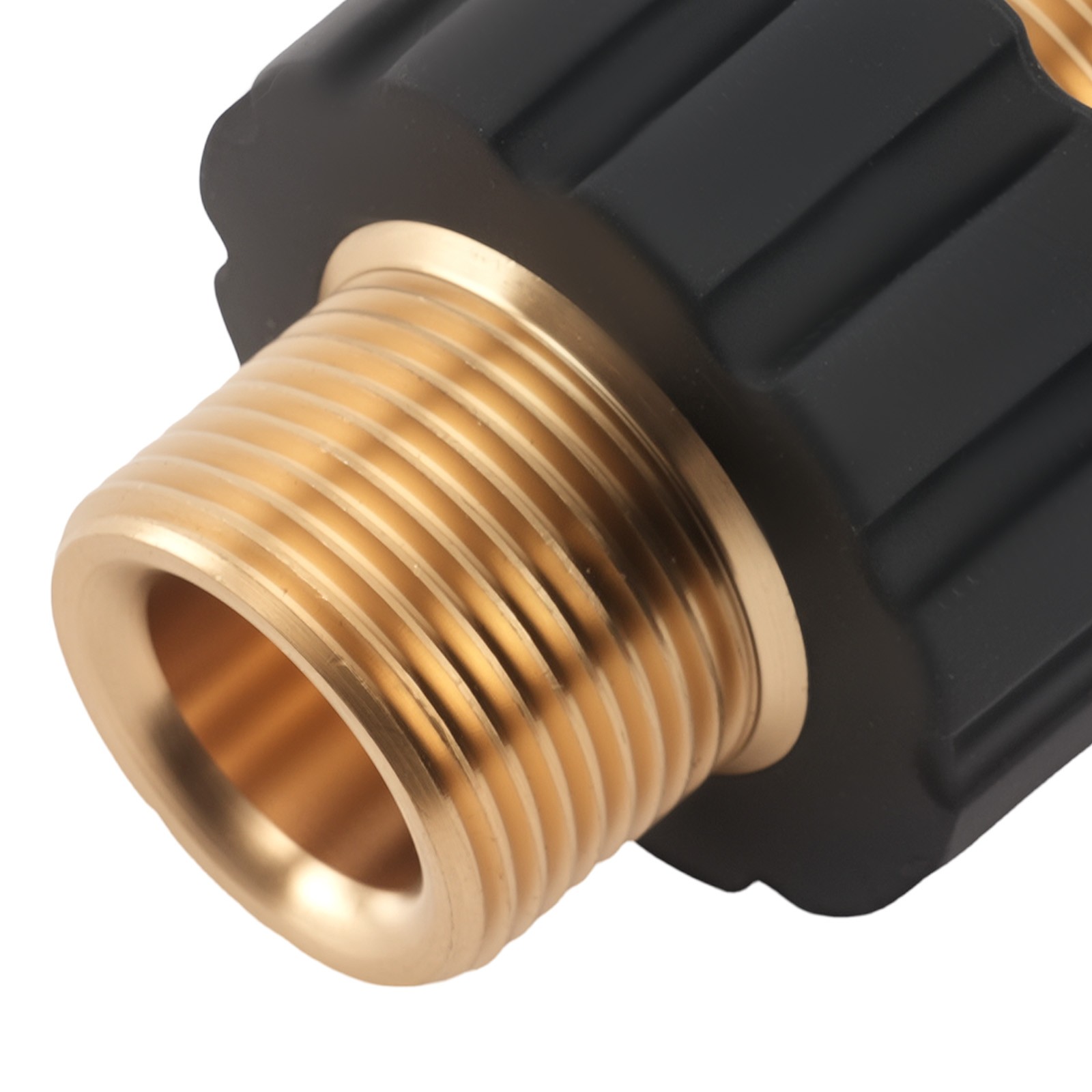 Brass Pressure Washer Fitting M22 14mm Male Thread Hose Adapter 2PCS