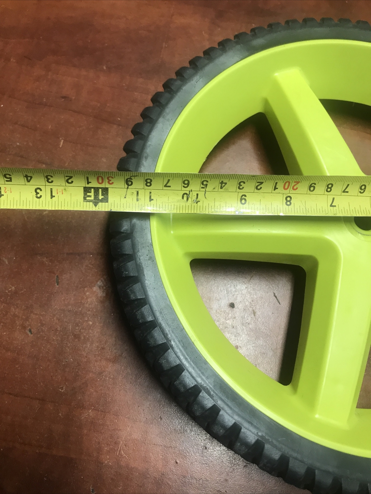 New OEM Part 1x(One)- 12” Wheel Assy For Ryobi RY142711 2700PSI Pressure Washer